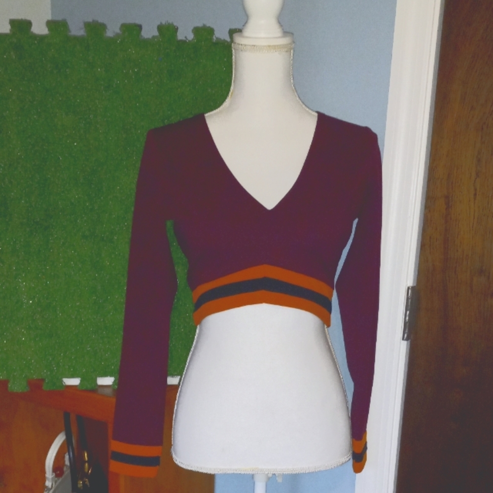Fun Superbowl midriff shirt